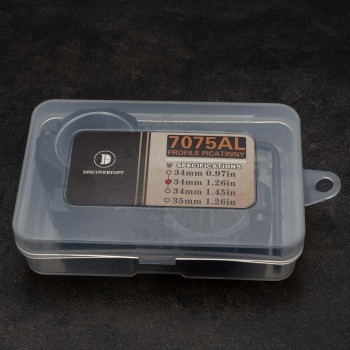 Alu 7075 (Anneaux) Colliers de montage Discovery tube 34 mm rail picatinny