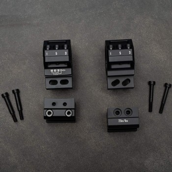 Colliers ajustables Discovery Optics - tube 34mm rail picatinny h:34mm