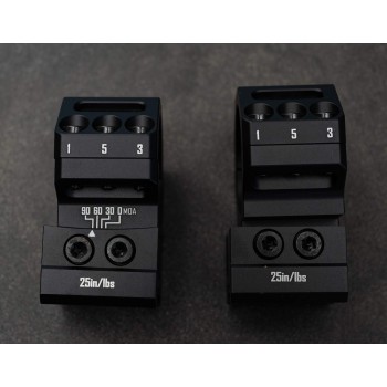 Colliers ajustables Discovery Optics - tube 34mm rail picatinny h:34mm